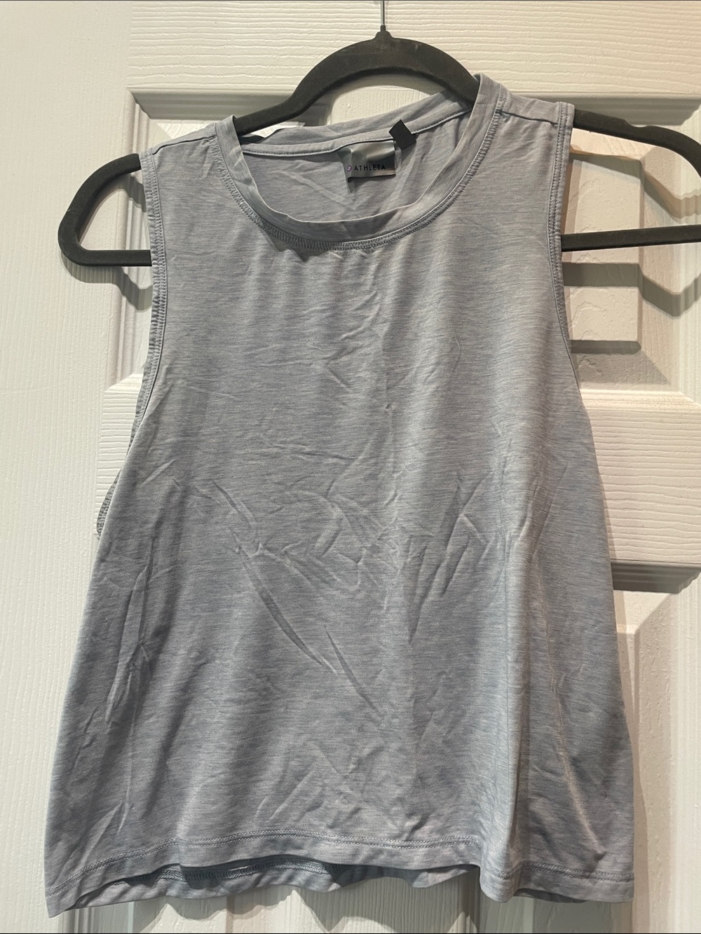 Athleta Women’s Light blue cropped Sleeveless Tank Top